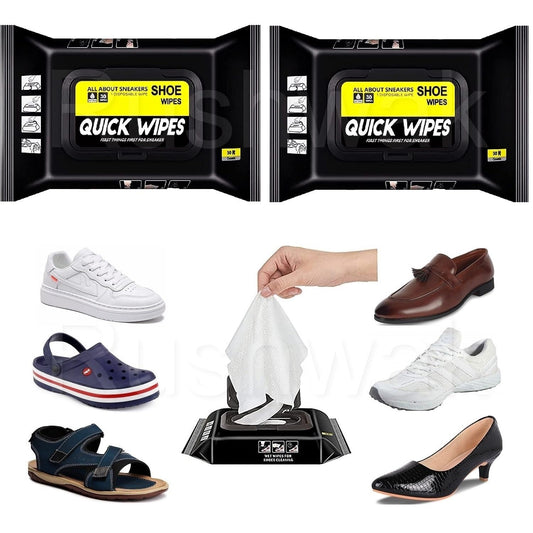 Rew Shoe Wipes (80 + 80 Wipes) Sneaker Wipes Instant Sneaker Cleaner